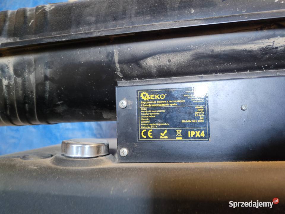 Nagrzewnica olejowa z termostatem GEKO Pozostałe Głogów