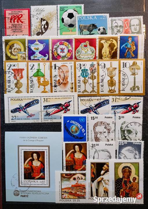 Znaczki polskie 1982 kasowane Leźnica Wielka-Osiedle