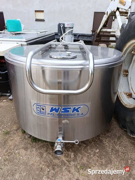 Schładzalnik mleka WSK Krosno 600l zbiornik Skaszewo Włościańskie