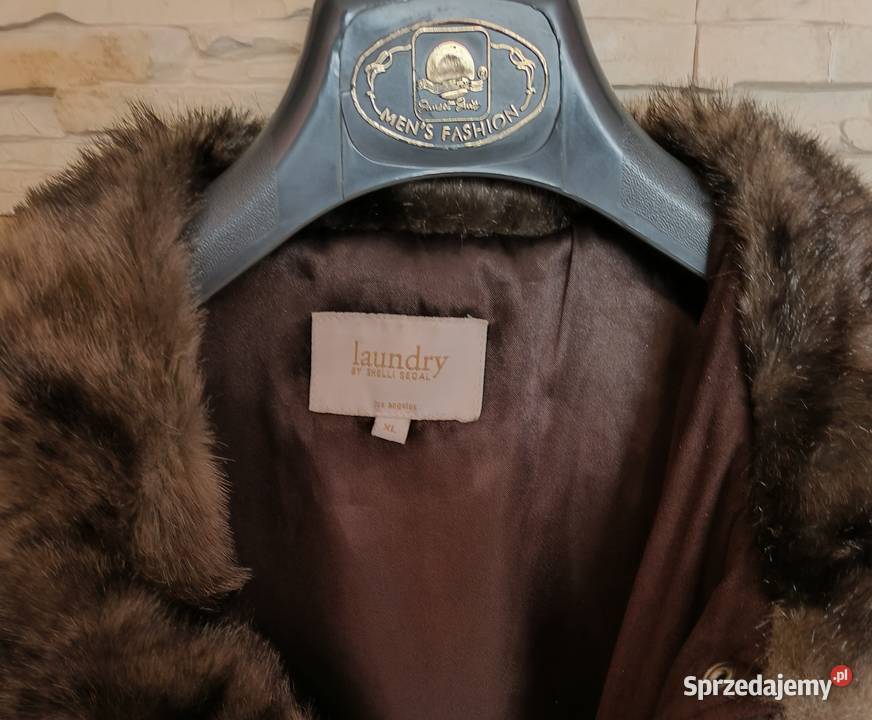 Futerko sztuczne ciemny brąz cieniowany brązowy/beżowy pomorskie Gdańsk