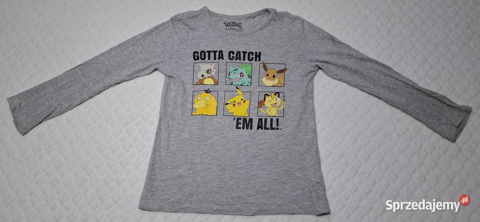 Koszulka długi rękaw chłopięca szary melanż Rozmiar 128 śląskie