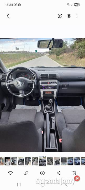 Seat Leon welurowa tapicerka Leon Szydłowiec