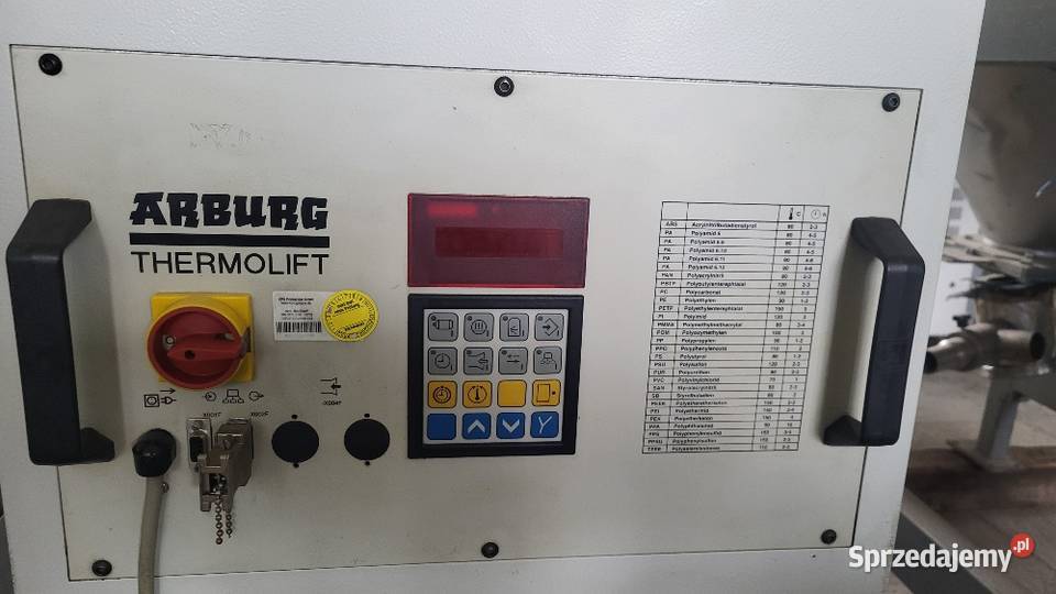 Suszarka do tworzyw sztucznych Arburg Thermolift Produkcja Białogard