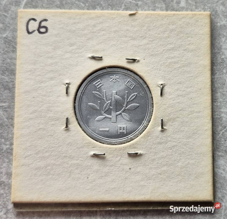 C6 JAPONIA 1 Yen 1955 r Wola Kruszyńska