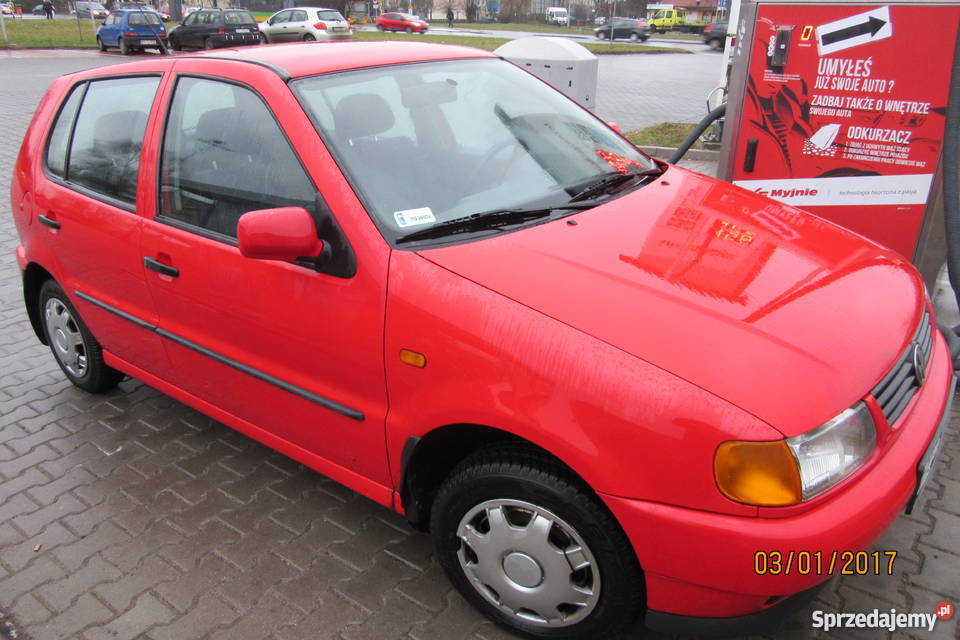 VWPolo III 14 5cio drzw r 98 zadbany czerwony Poznań