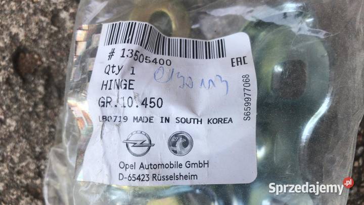 Dolny zawias drzwi pasażera RH GM 13505400 Karoseria Części podlaskie Białystok