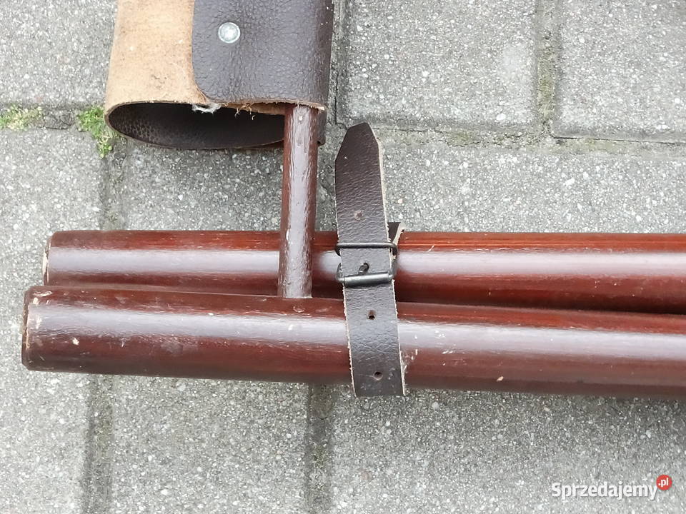 Klimatyczny Składany Stołek Myśliwski Wędkarski 35cm Biłgoraj