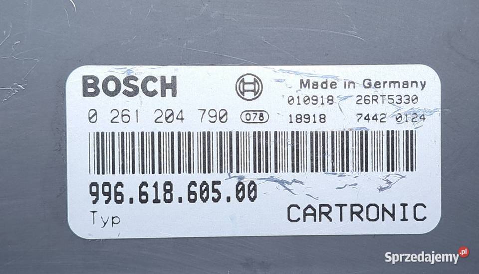 STEROWNIK KOMPUTER SILNIKA PORSCHE BOXSTER 996 Mielęcin