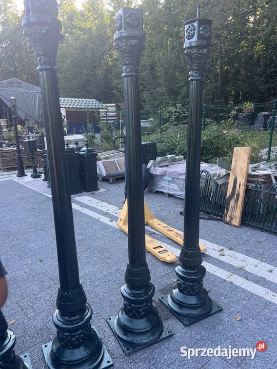 Stare nowe podstawy do lamp parkowych lampa Lampy ogrodowe Długopole Dolne