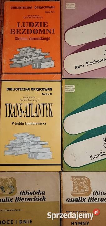 opracowania lektur szkolnych Podręczniki Bukowno