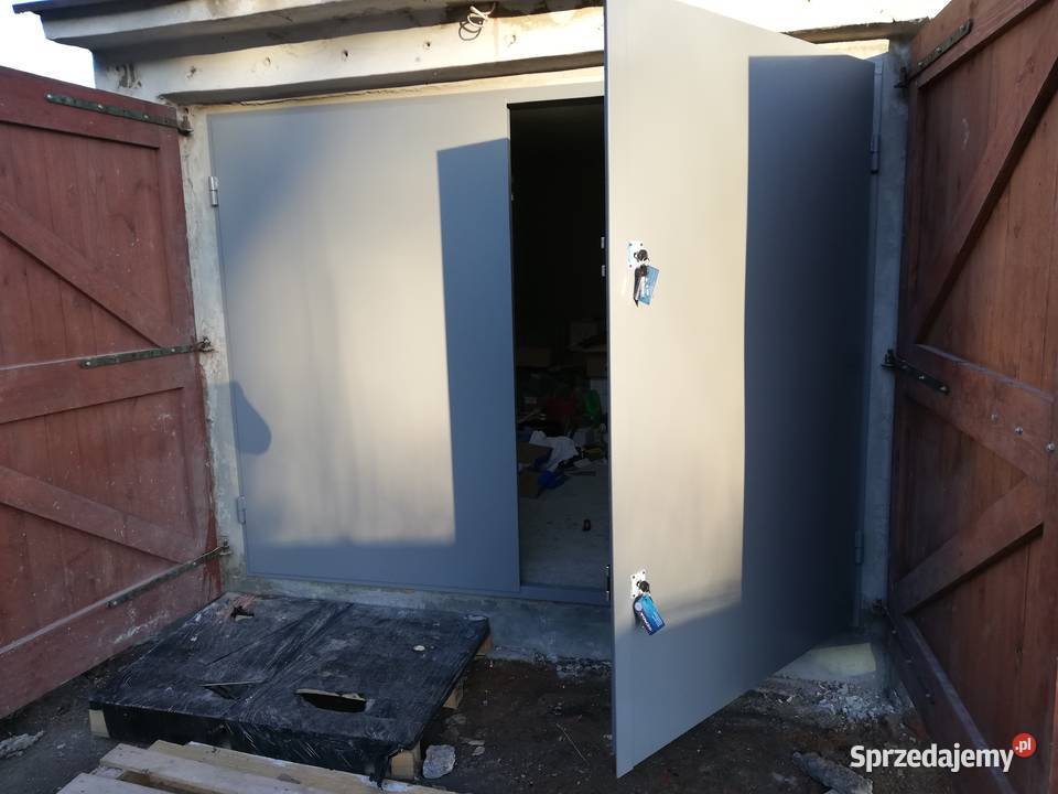 Brama dwuskrzydłowa garażowa mocna blacha 12mm śląskie Chorzów