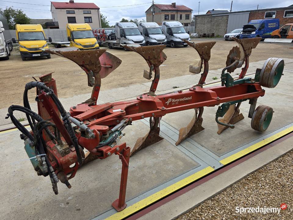 Kverneland LB85 Vario 4 skiby Pługi śląskie Lubliniec