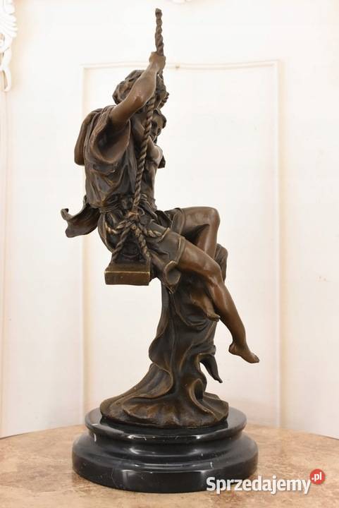 Zakochani Na Huśtawce Para Miłość Figura Rzeźba małopolskie Kraków