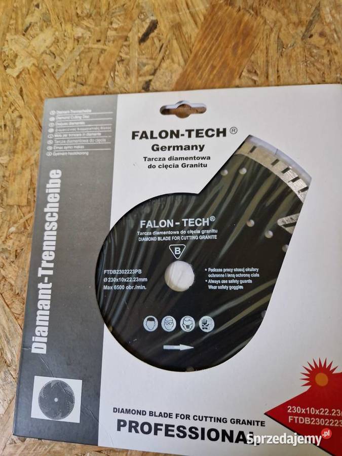 TARCZA DIAMENTOWA DO CIĘCIA GRANITU 230x222 Głogowa sprzedam
