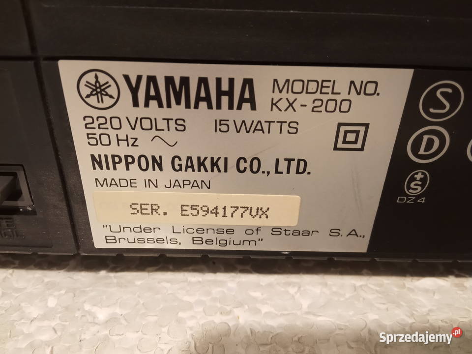 YAMAHA KX200 Magnetofony wielkopolskie Poznań