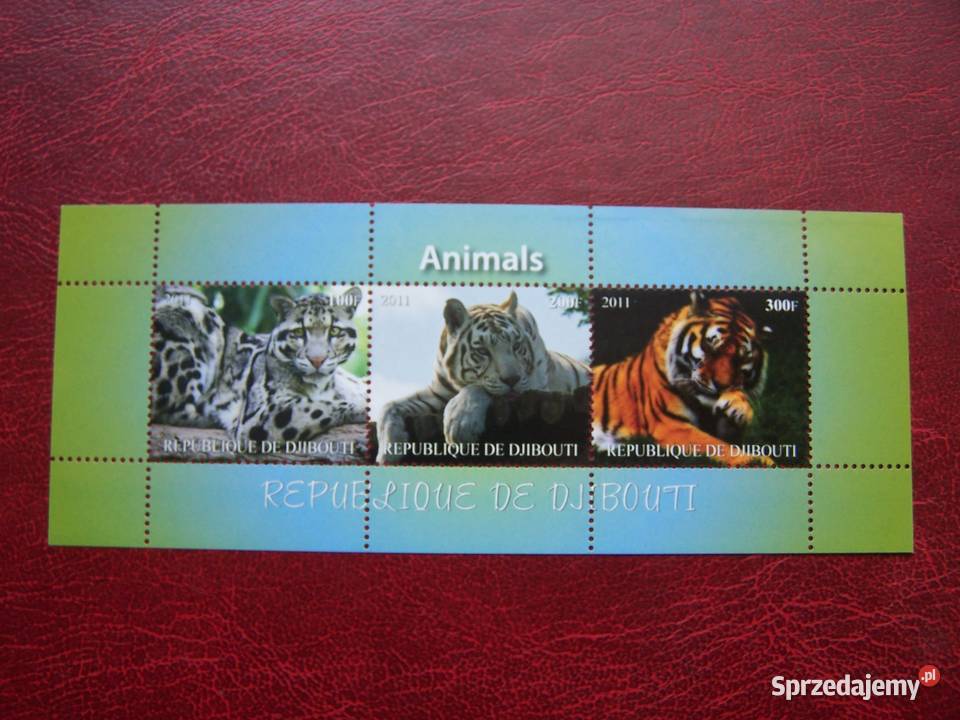 Dżibutti 2011 MNH Fauna Zwierzęta Tygrysy Tychy