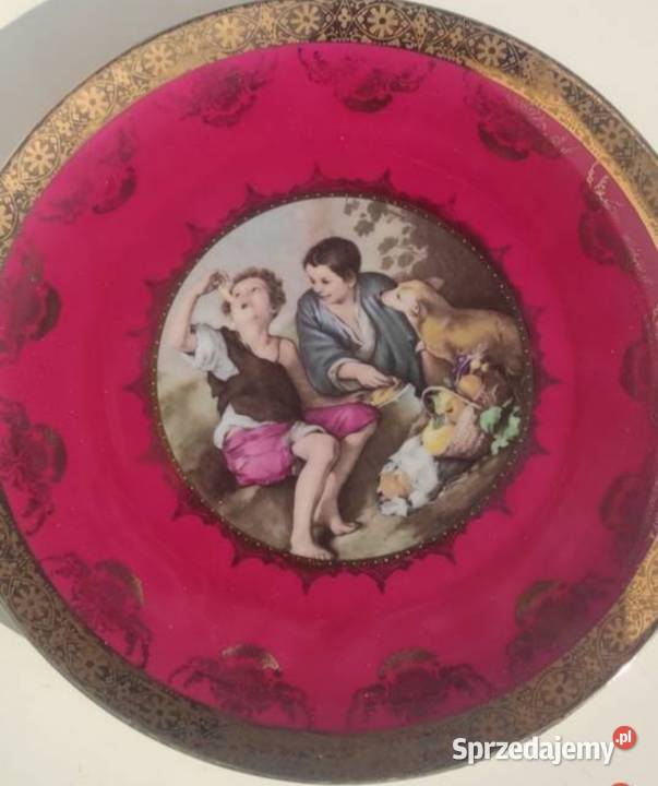 Patera Children picnic with dog Piknik chłopców Pabianice