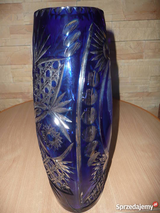 Wazon kryształowy z wizerunkiem Jana Pawła II