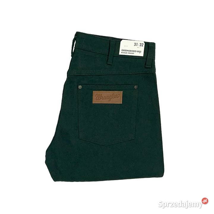 Spodnie męskie Wrangler Greensboro 803 Scarab Poznań