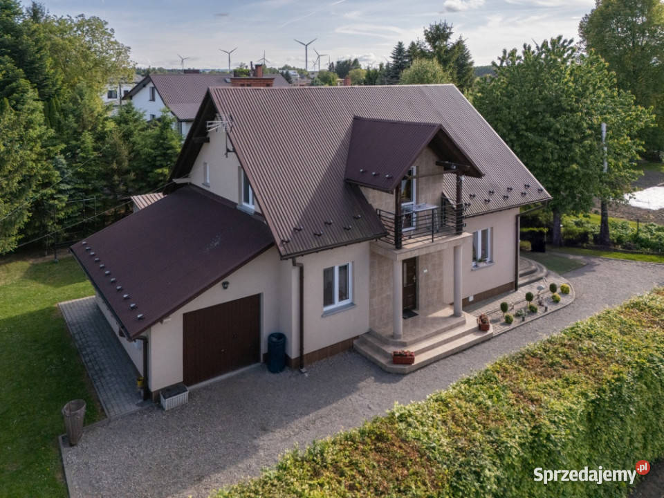 Komfortowy dom z ogrodem 8ar i garażem wolnostojący podkarpackie Kosina