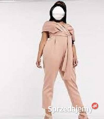 ASOS deasingróżowy kombinezon z opadającymi Sosnowiec