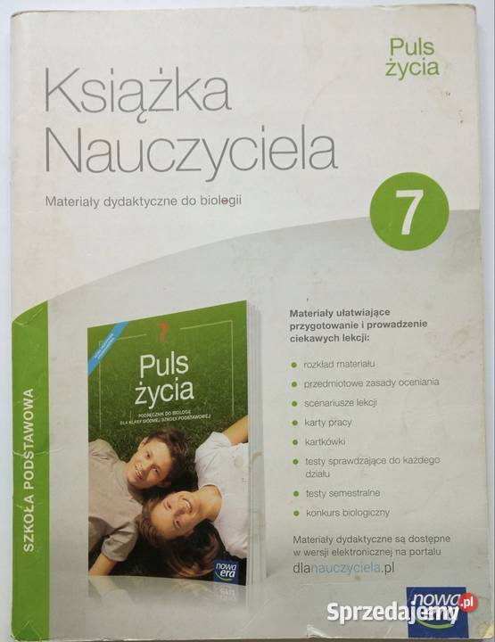Książka nauczyciela puls życia 7 Bydgoszcz sprzedam