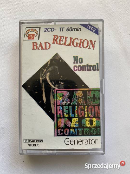 Bad ReligionGeneratorNo Controlkaseta MC Lublin