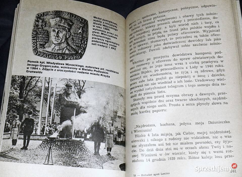 Bohater spod Lenino kpt Władysław Wysocki Józef sprzedam