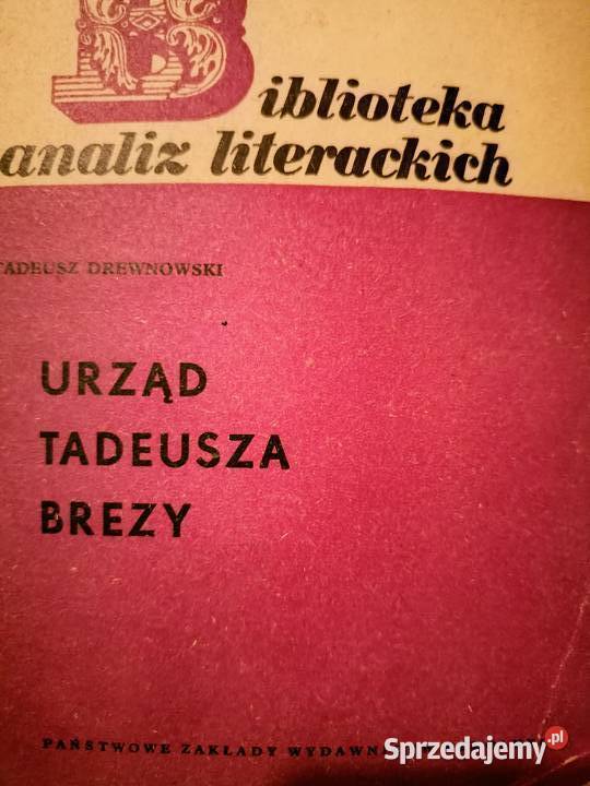 Urząd Berezy biblioteka analiz liter Księgarnia Warszawa sprzedam