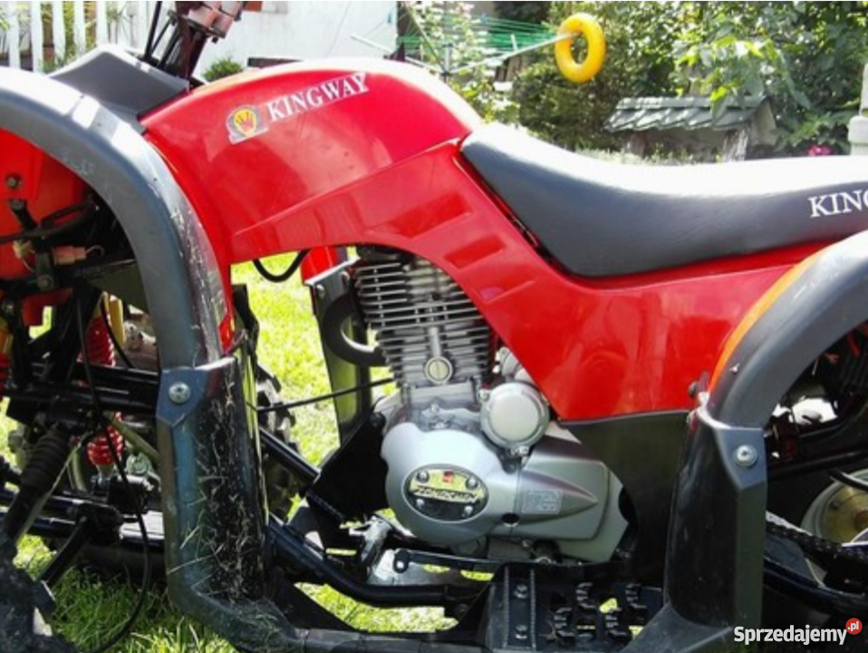 Quad kingway z przyczepką benzyna Konopiska
