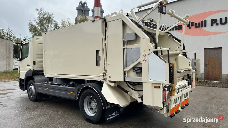Mercedes Atego śmieciarka z wagą 10m3 EURO 6 świętokrzyskie Nowiny