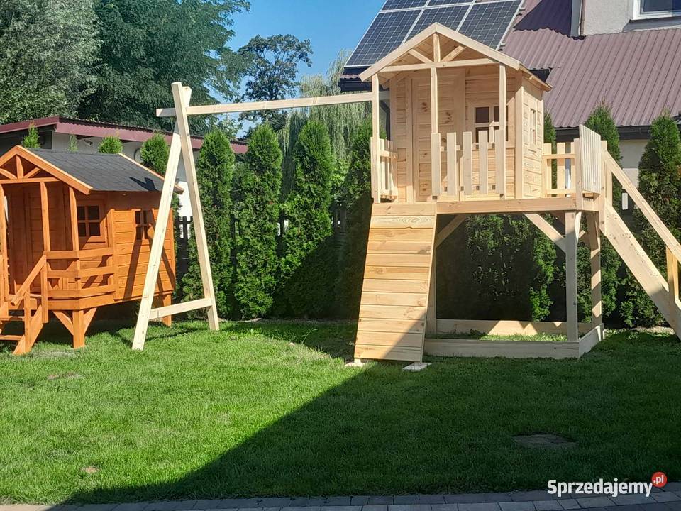 Domek drewniany plac zabaw podkarpackie Straszęcin