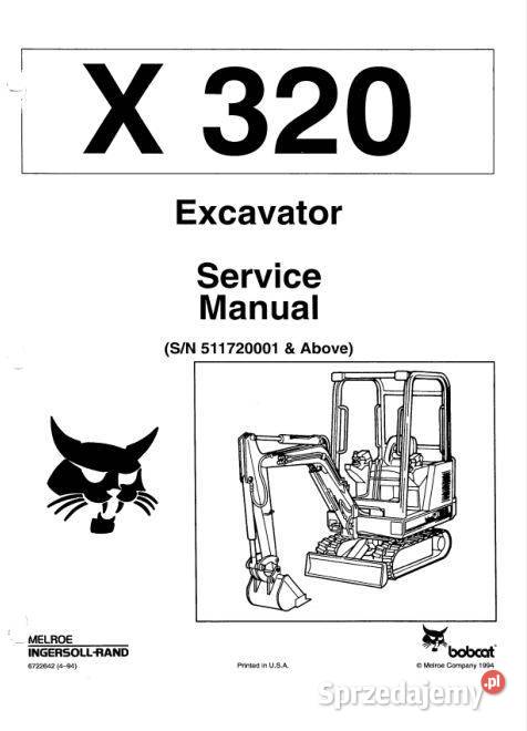 Bobcat X 320 instrukcja naprawy świętokrzyskie Kielce