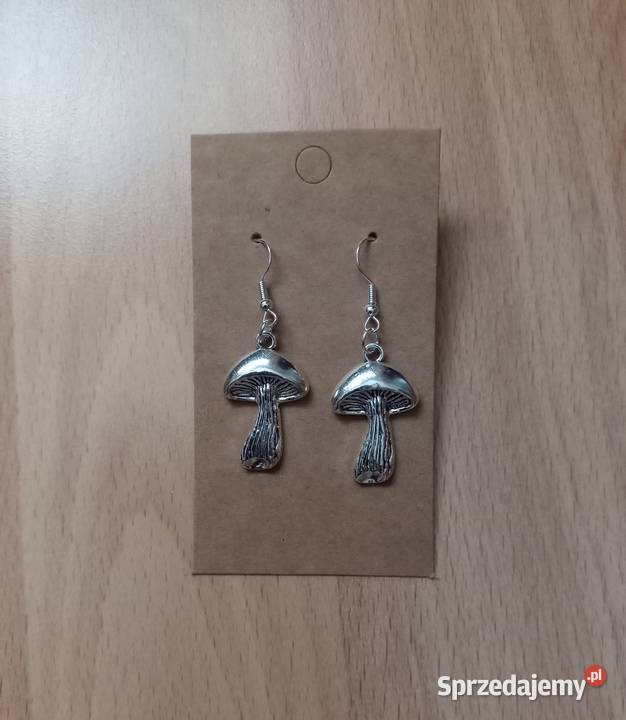 Kolczyki Grzybki handmade Sosnowiec sprzedam