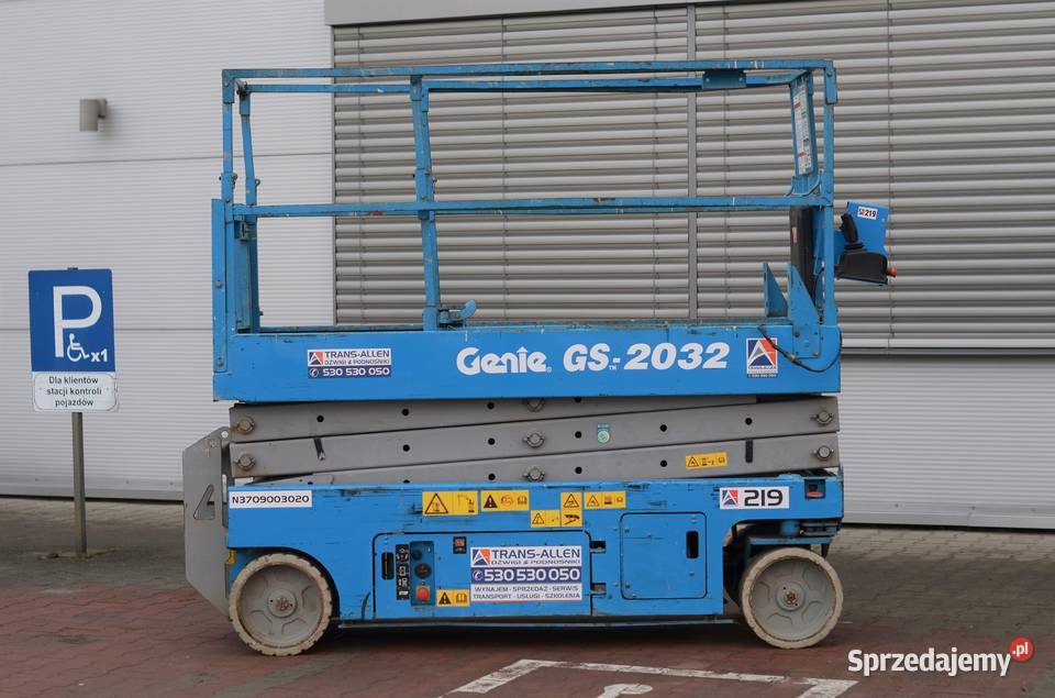 Podnośnik nożycowy GENIE GS 2032 219 Jasło sprzedam