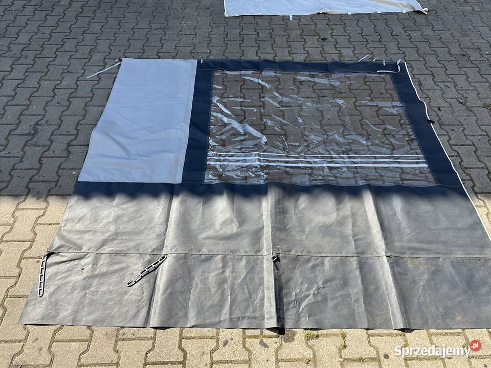 Ściana boczna markizy daszku kamper przyczepa Grzebowilk