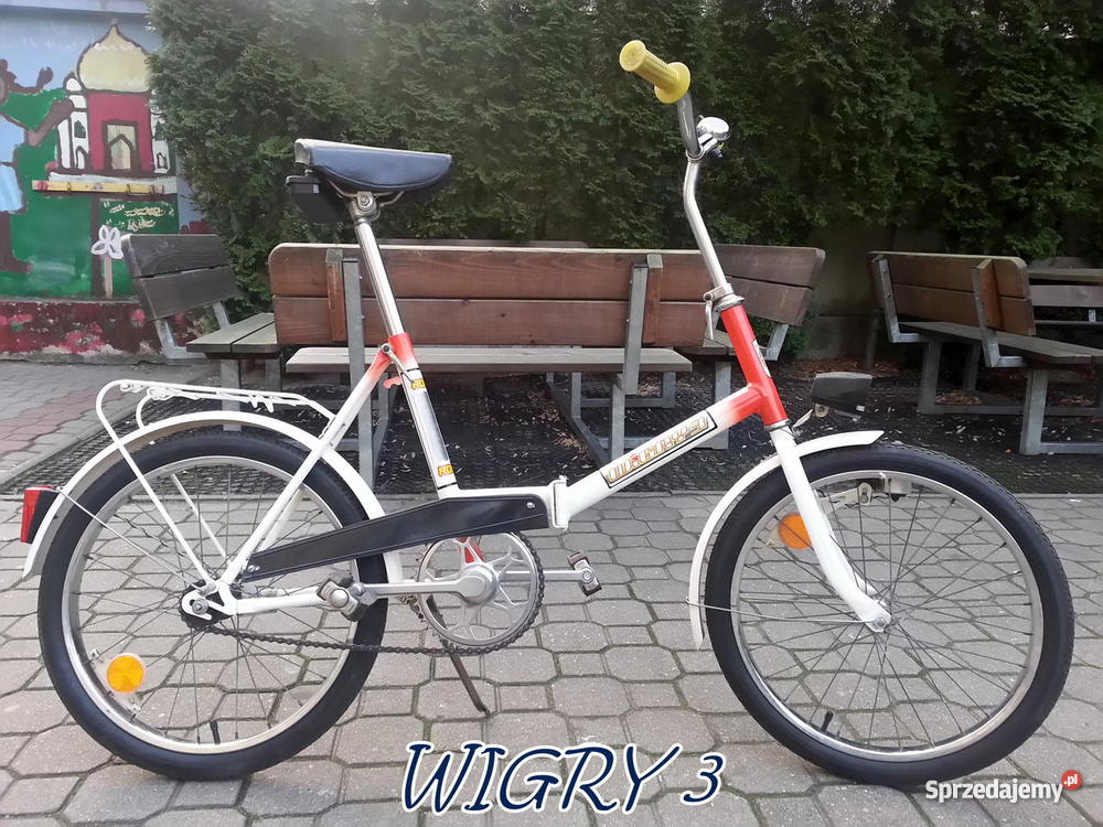 rower WIGRY 3 kultowy składak 89 r Miejskie Warszawa