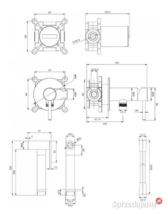 System bidetowy podtynkowy firmy OMNIRES mazowieckie