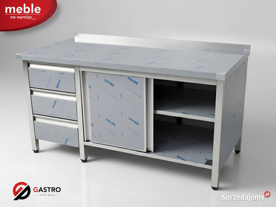 Stół gastronomiczny z szafką i szufladami Gastronomia sprzedam