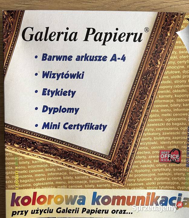 Galeria Papieru barwne arkusze A4 Szczecin