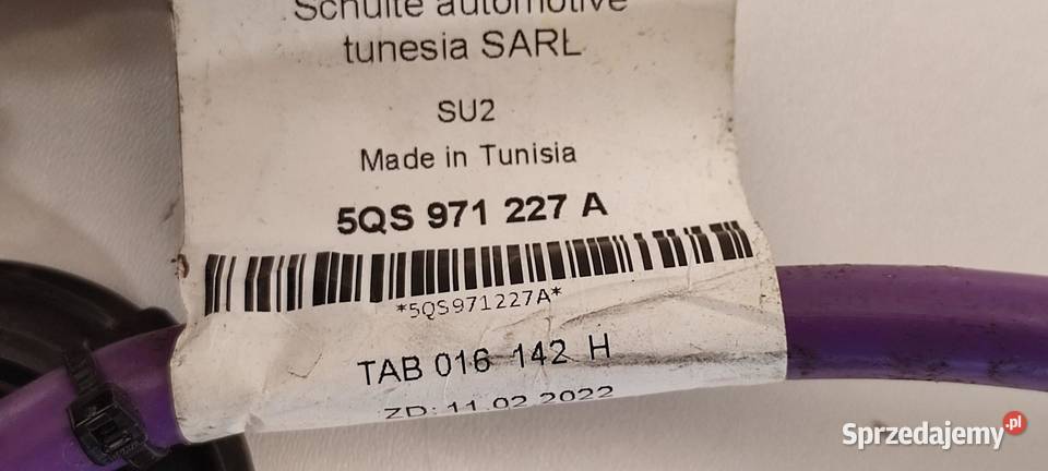VW TAYRON PRZEWÓD AKUMULATORA 5QS971227A