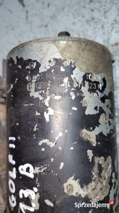 Rozrusznik Volkswagen Golf II 13 0001113001 osobowe Łagów sprzedam