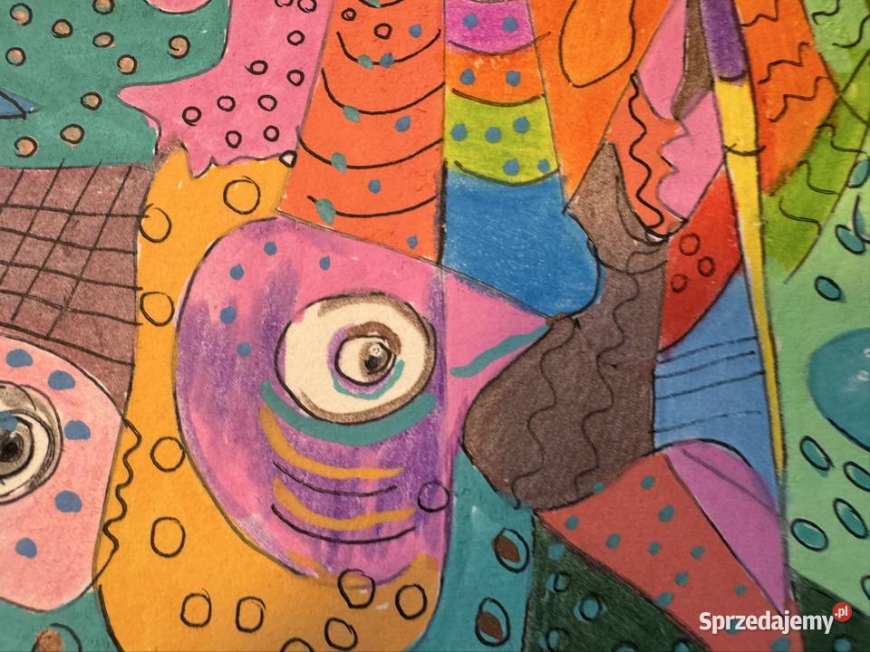 Obraz Struktura A4 oprawiony mazowieckie Warszawa