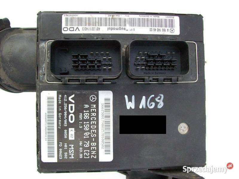 Mercedes W168 14 A klasa Sterownik komputer Mińsk Mazowiecki