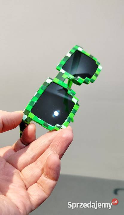 Okulary Piksel Minecraft Uniseks Okulary śląskie Rybnik