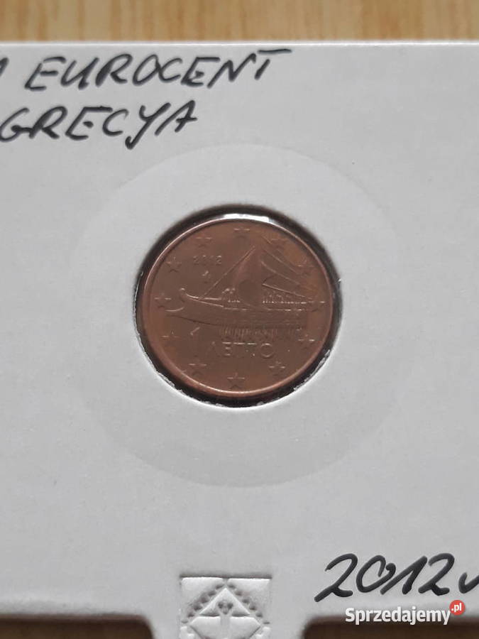 1 Eurocent Grecja 2012 r Konin