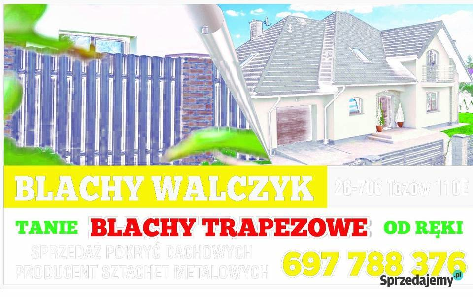 Sztachety metalowe PRODUCENT PROMOCJA Tczów