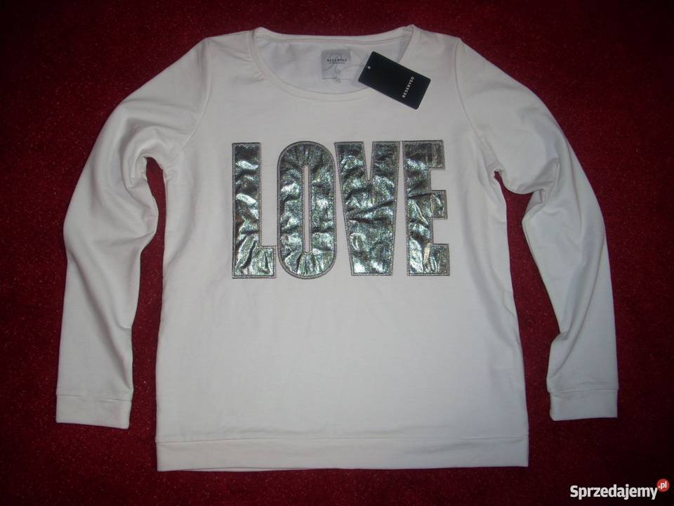 RESERVED modna bluza NOWA srebro 40 L na prezent Rozmiar 40(L) Nowy Sącz