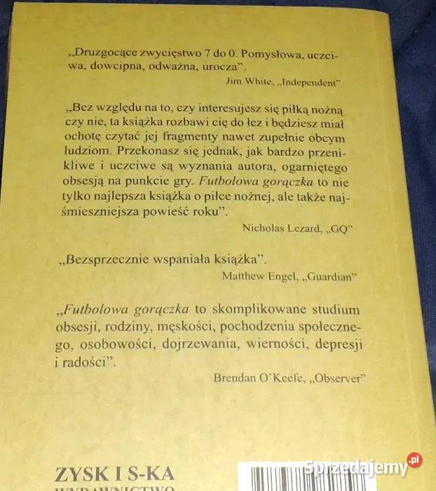 Futbolowa gorączka Nick Hornby miękka Chełm