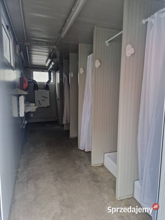 Kontenery sanitarne toalety umywalki prysznice Gdynia